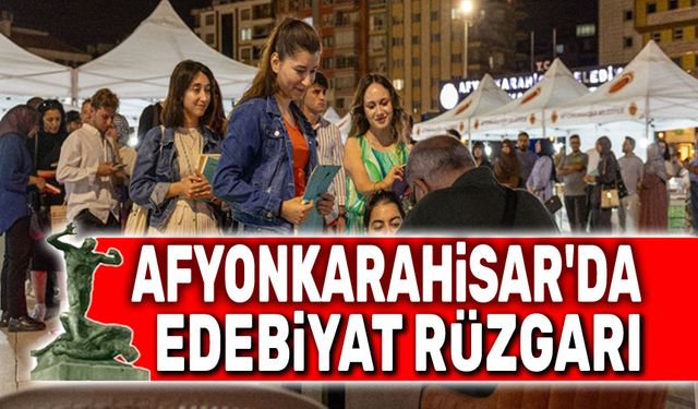 Afyon'da sahaf şenliğiyle edebiyat rüzgarı