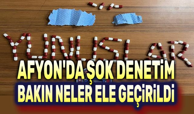 Afyon'da şok denetim