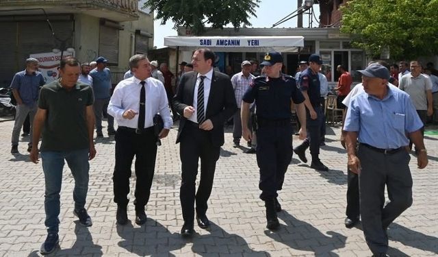 Kaymakam Hasan Hüsnü Türker, vatandaşların sorunlarını dinledi