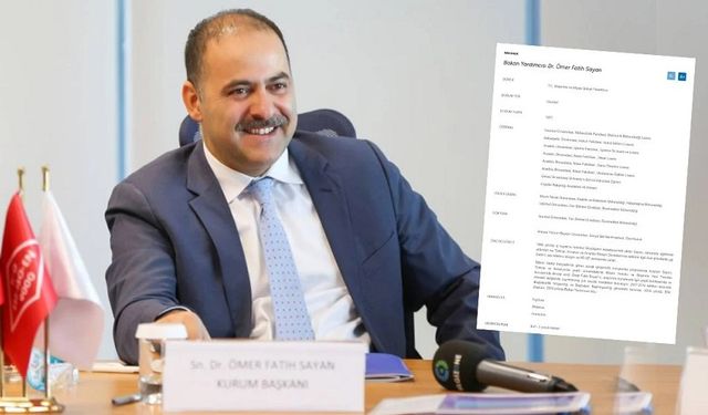 Bakan Yardımcısı, 4 diplomasını CV'sinden kaldırdı