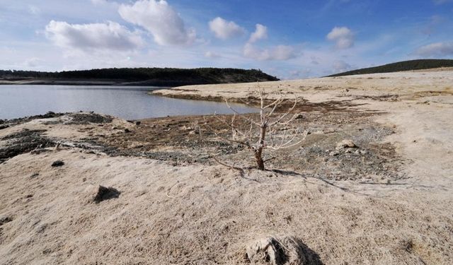 Uşak'ta içme suyu barajı kurudu!..