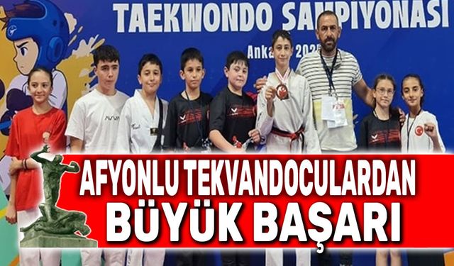 Afyonlu tekvandoculardan büyük başarı