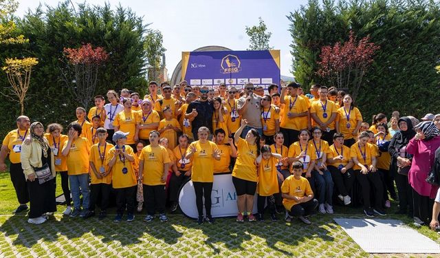 Özel sporcular +1 Farkla koştu