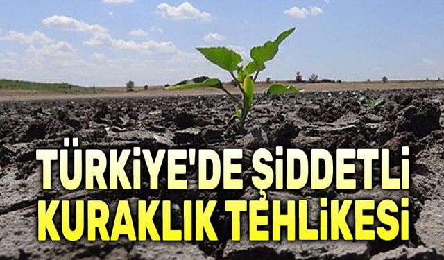 Türkiye'de şiddetli kuraklık tehlikesi, birçok şehir haritada siyaha döndü