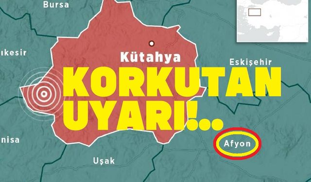 Kütahya için korkutan deprem uyarısı!..