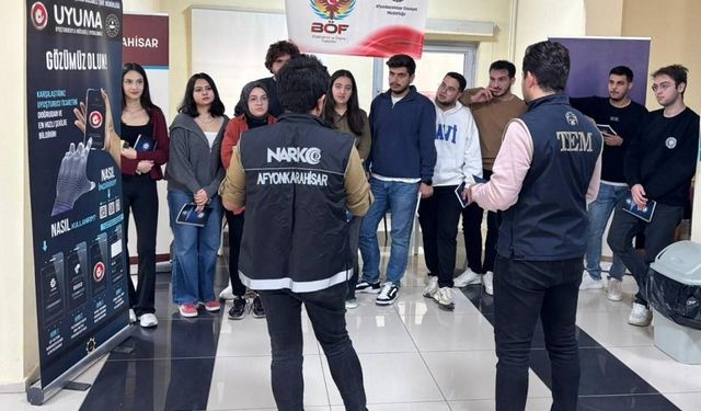 Öğrencilere narkotik ve terör eğitimi