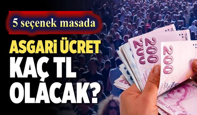 Asgari ücret kaç TL olacak