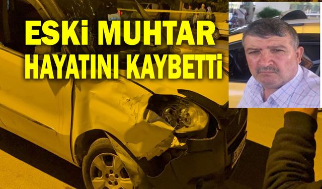 Afyon'da trafik kazası: Eski muhtar hayatını kaybetti