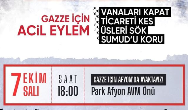 Direniş Çadırı, Afyonkarahisar’da eylem yapacak