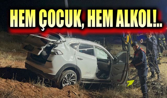 Hem çocuk, hem alkol!..