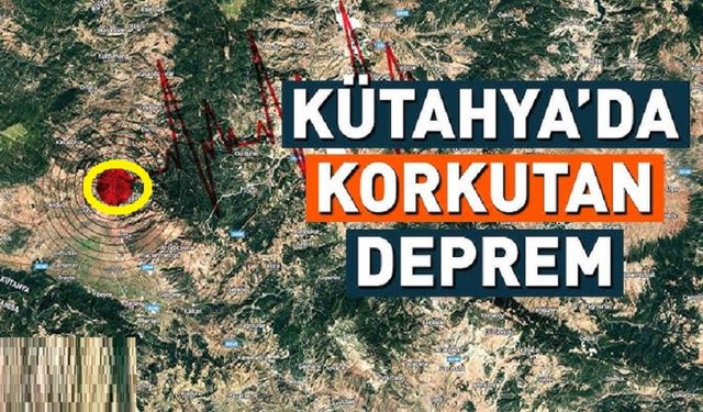 Kütahya'da 4.9 deprem