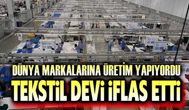 Tekstilden üzücü bir haber daha