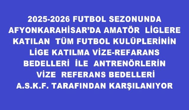 Amatör Kulüplere "Can Suyu" Desteği!