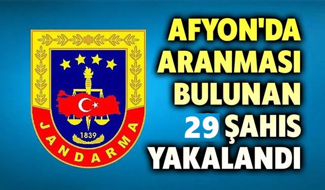 Bir haftada 29 kişi yakalandı
