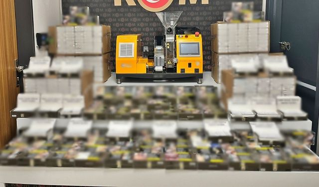 Afyonkarahisar’da kaçak sigara operasyonu