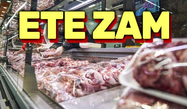 Ete zam geldi!.. Karkas et 550 TL'yi gördü