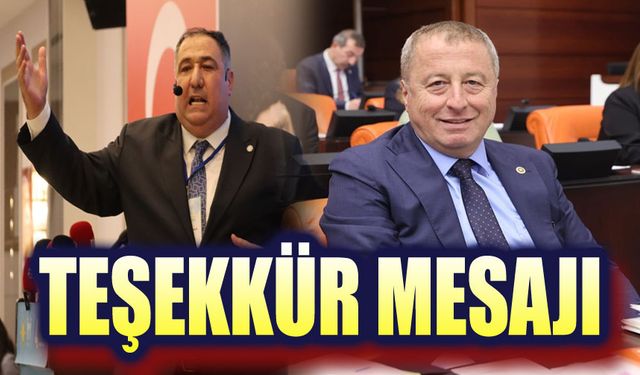 Hakan Şeref Olgun’a teşekkür mesajı