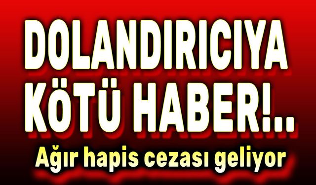 Şimdi yandı!.. Dolandırıcıya kötü haber!..