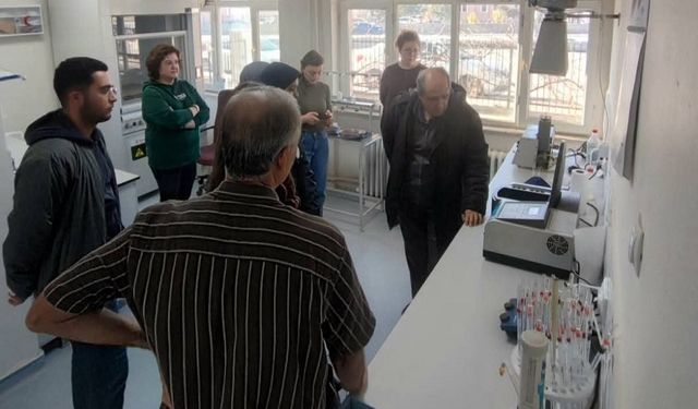 Mühendis adayı öğrencilere yerinde eğitim