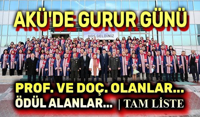 Afyon Kocatepe Üniversitesinde gurur günü