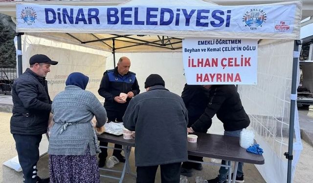 Dinar haber: Pazarcı esnafına çorba ikramı