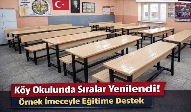 Dinar Haber: Köy okulu için örnek dayanışma