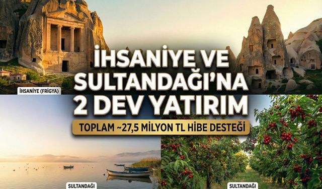 İhsaniye ve Sultandağı Projelerine Tam Hibe Onayı