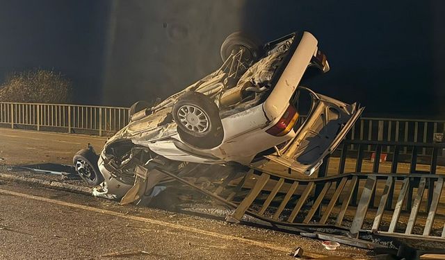 Afyon'da gece yarısı kaza, 1 ölü