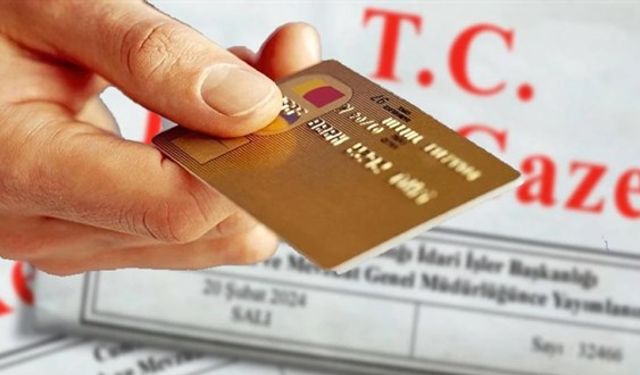 Kredi kartı faizlerine indirim geldi