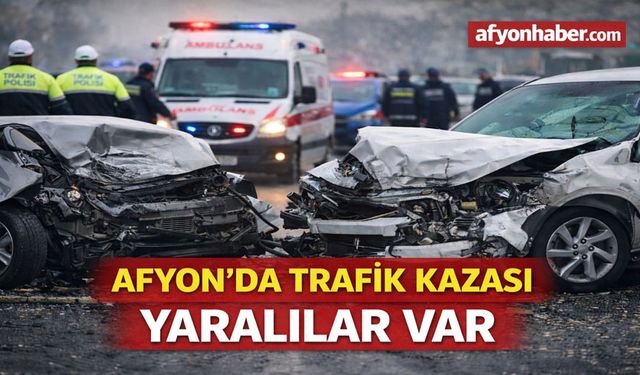 Çay'da otomobil takla attı, sürücü yaralandı