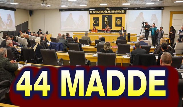 Afyonkarahisar Belediye Meclisi 2 Şubat'ta toplanıyor