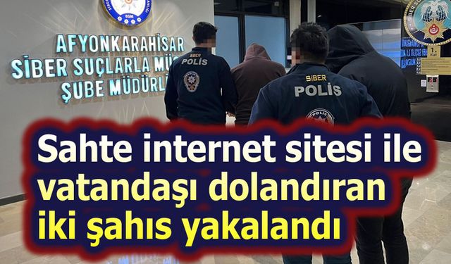 Sahte internet sitesi kurarak vatandaşı dolandırdılar