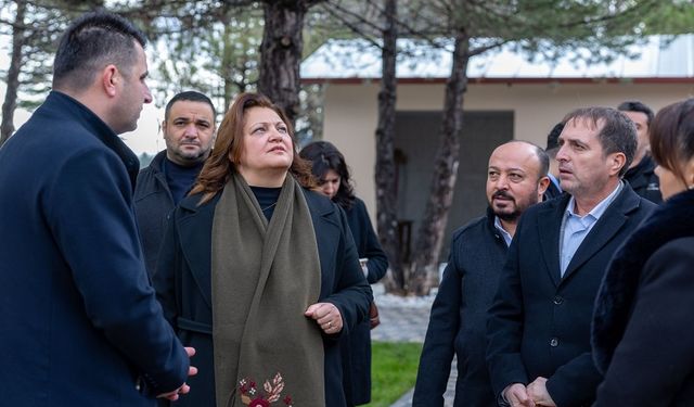 Et Balık arazisinde sosyal tesis inşaatı devam ediyor