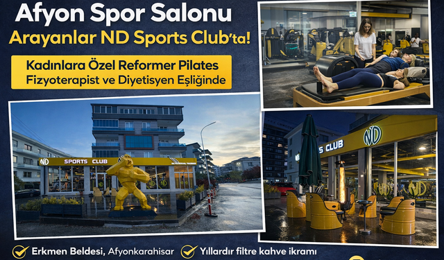 Afyon Spor Salonu Arayanların Yeni Adresi: ND Sports Clubs