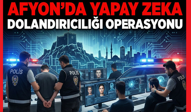 Afyon'da yapay zeka dolandırıcılığı