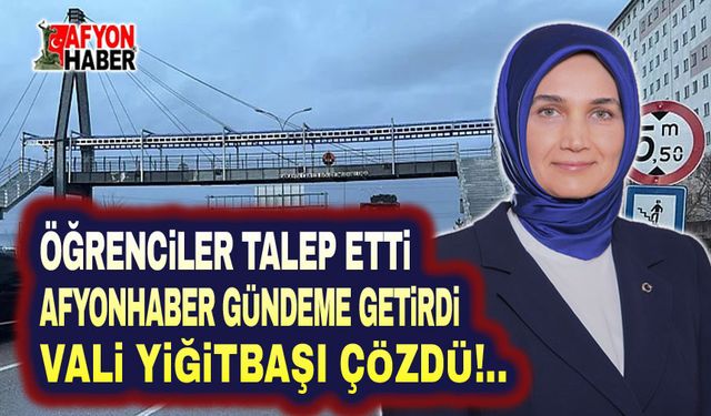 Öğrenciler talep etti, Vali Yiğitbaşı çözdü!..