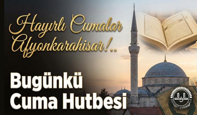 Bugünkü hutbenni konusu; din istismarı