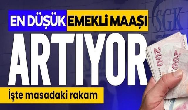 En düşük emekli maaşı 21.500 TL oluyor!..