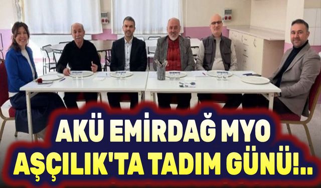 Emirdağ MYO Aşçılık Bölümünde tadım günü!..