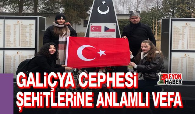 Galiçya Cephesi şehitlerine anlamlı vefa