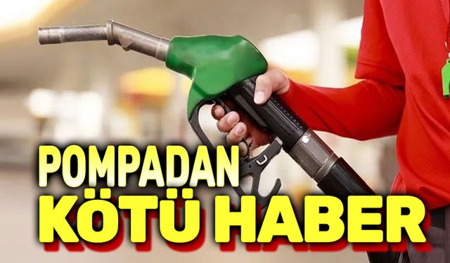 Pompadan kötü haber, benzine...