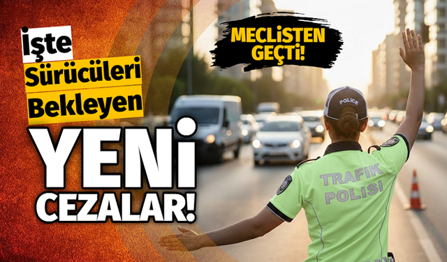 Dikkat!.. Trafik Kanunu meclis'ten geçti!..