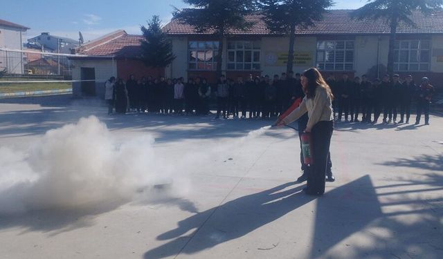 Okullarda afet tatbikatları