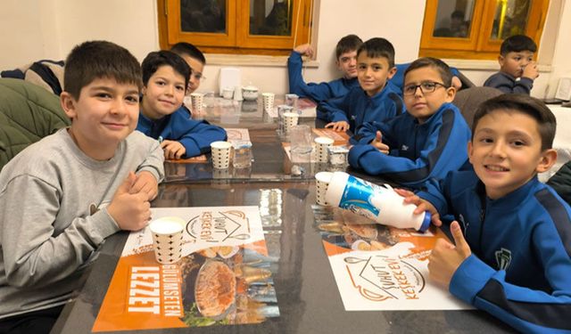 Minik kramponlar moral depoladı