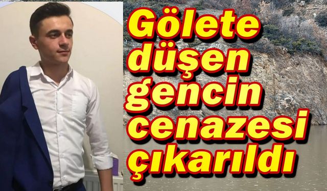 Gölete düşen genç hayatını kaybetti