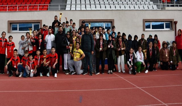 Küçükler atletizm müsabakaları sona erdi