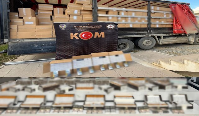 Afyonkarahisar'da iki operasyon birden