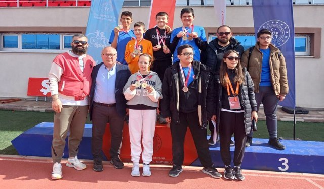 Okul Sporları Özel Sporcular Atletizm Müsabakaları sona erdi