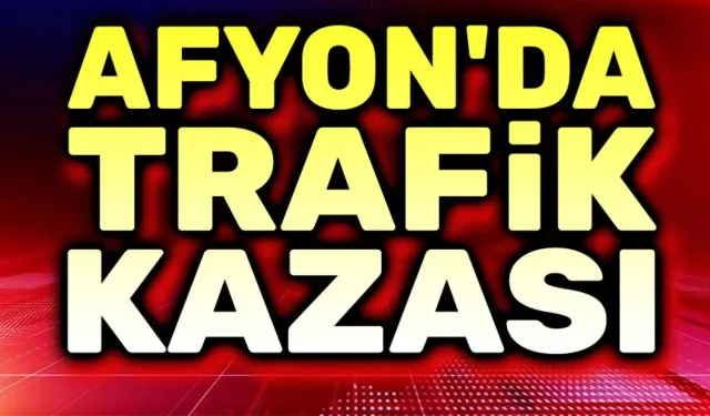 Afyon'da otomobil şarampole devrildi, 2 kişi yaralandı