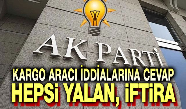 Afyon AK Parti'den cevap: İddialar asılsız
